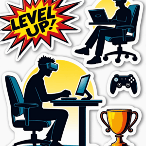 Games & Gaming - Sticker Sheet v6